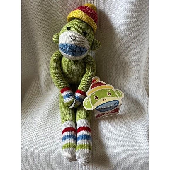 2008 JoJo Monkeez Sock Monkey - Picture 1 of 7